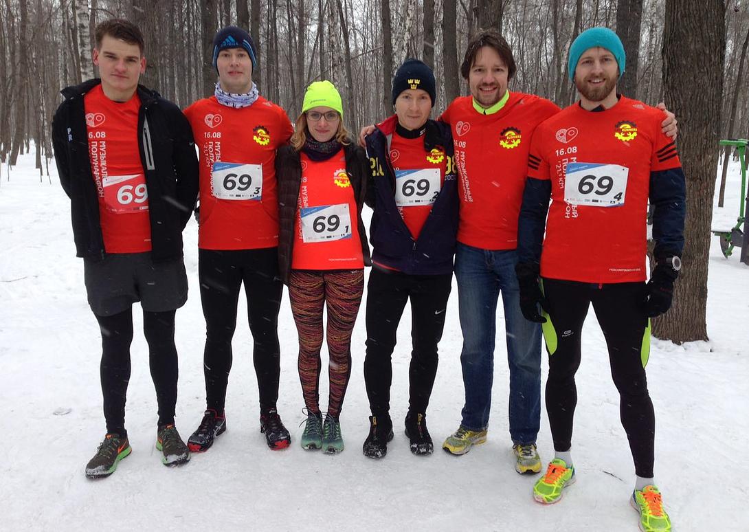 Зимняя эстафета parkrun